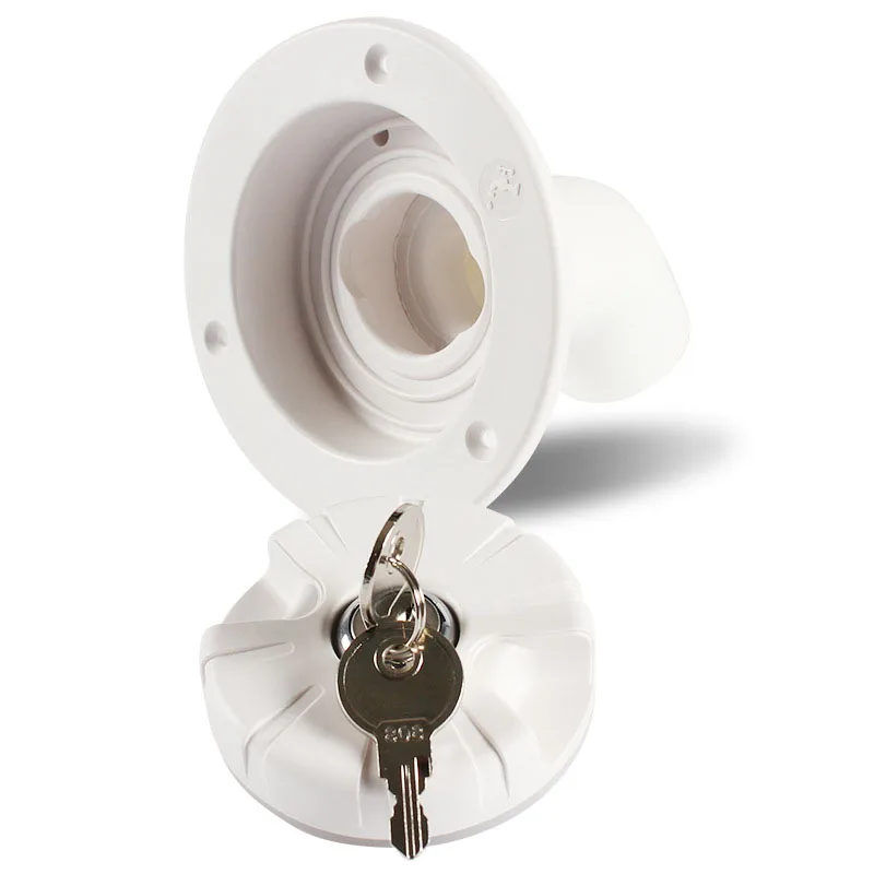 Car RV Water Inlet lock caravan lockable water accessories white rv exterior hatch with lock Caravan Motorhome RV Water Inlet