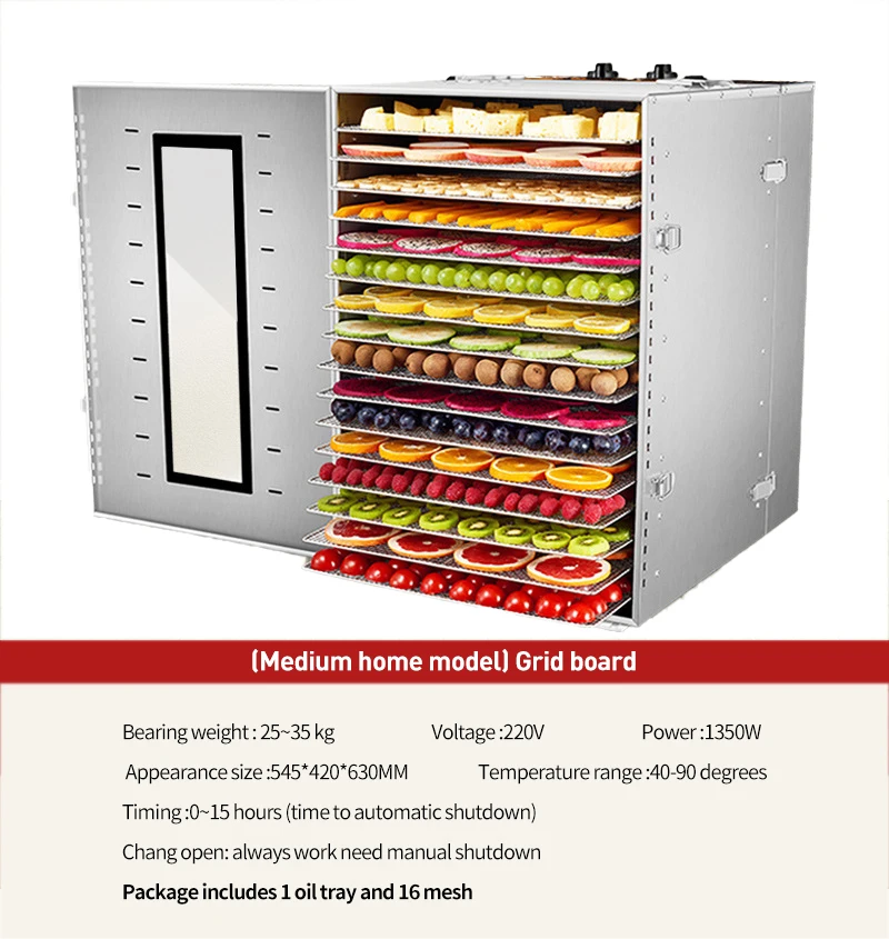 Vegetable And Fruit Dryer, Broccoli Red Pepper Heat Pump Dryer Food Dryer/