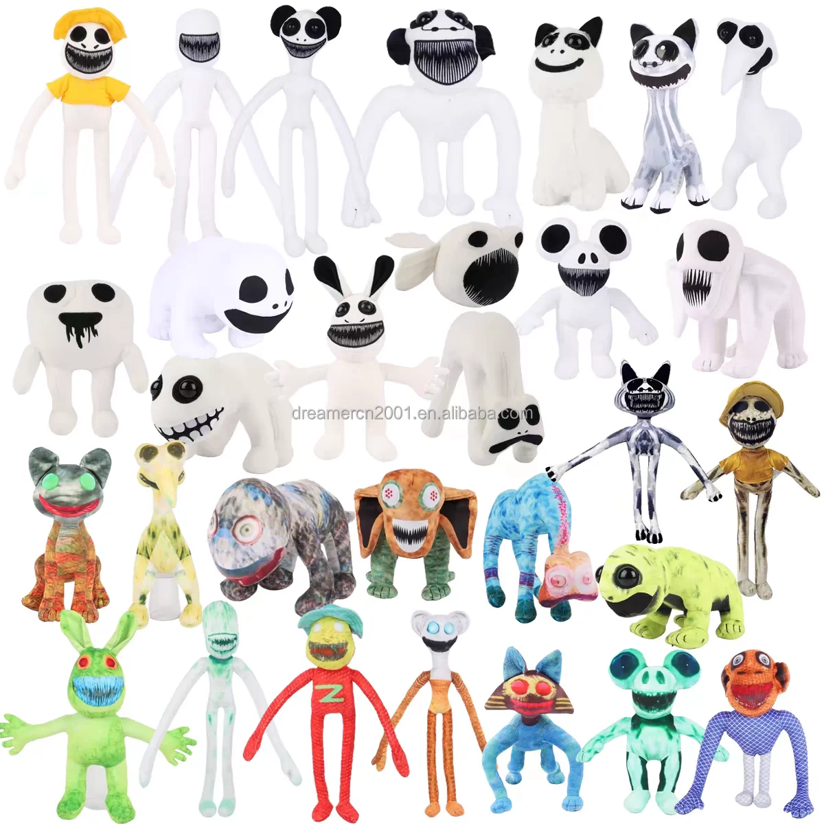 Really Popular Zooomaly Deformed Zoo Zoo guard Halloween Christmas stuffed Plush Toys for kid OEM/ODM logo packing