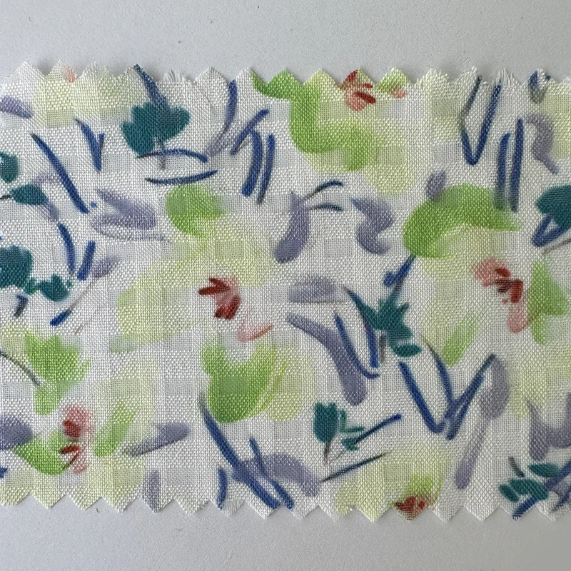 RIGU Textiles Custom Recycled Swimming Suit Print On Fabric With Red Flower Design