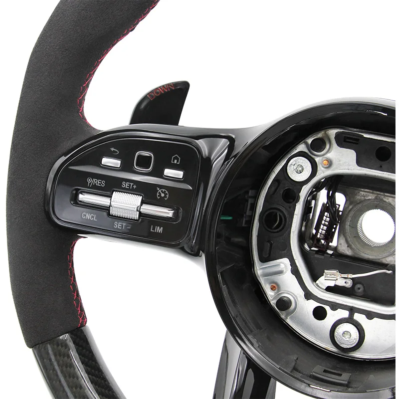 For Mercedes Benz A GLA B GLB C GLC E GLE CLS 2019-2023 custom sports model handle steering wheel modification ZC-809-T93-F