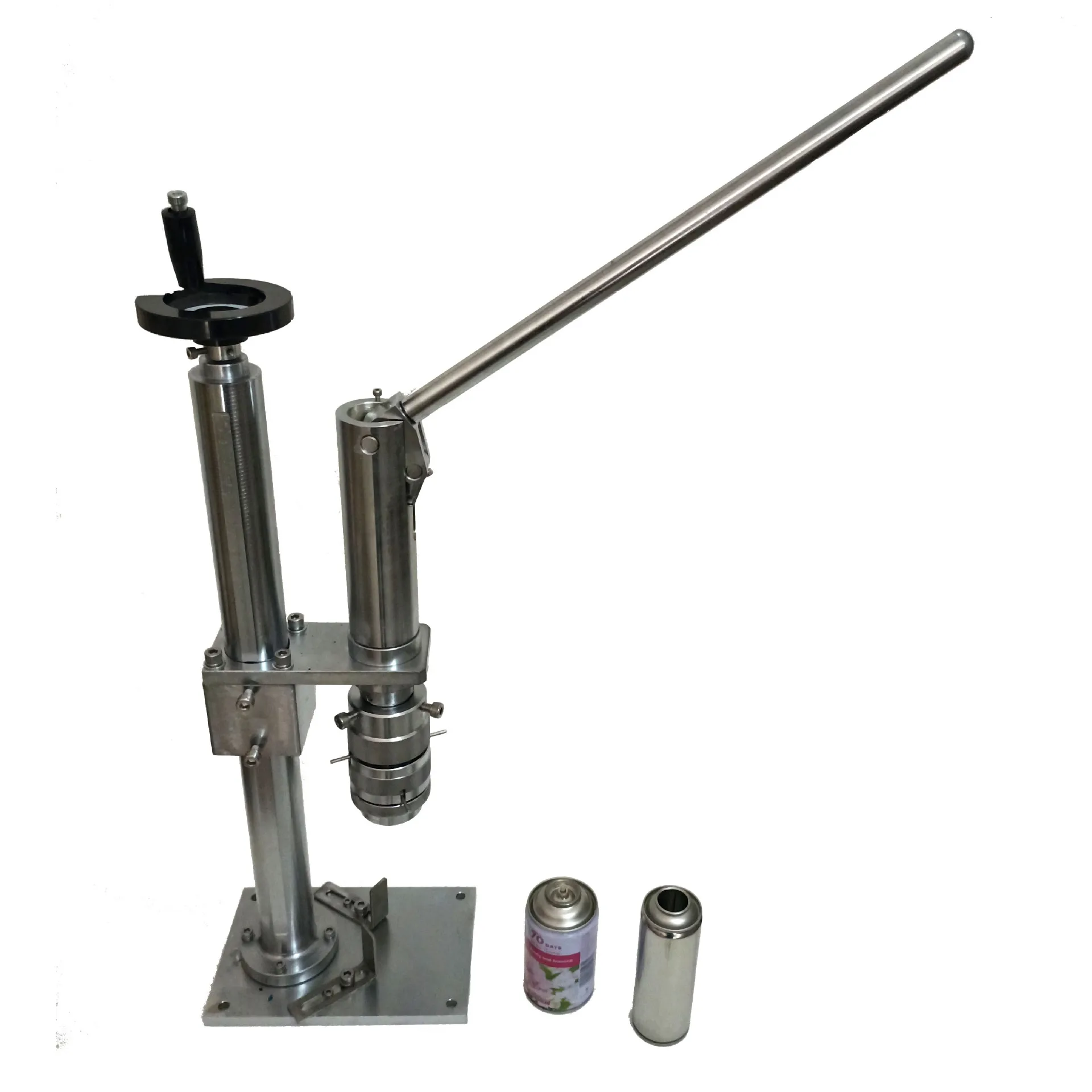 Aerosol Filling And Crimping Machine for Spray Paint Can Capping  Manual Aerosol Cans Sealing Machine