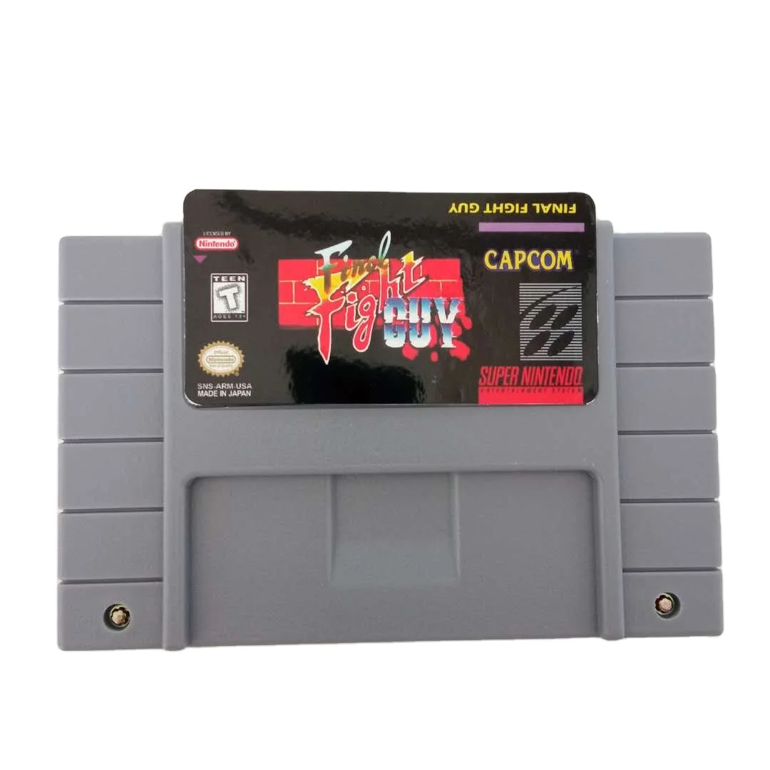 FINAL FIGHT GUY видео 16bit игровой Картридж для SNES классический