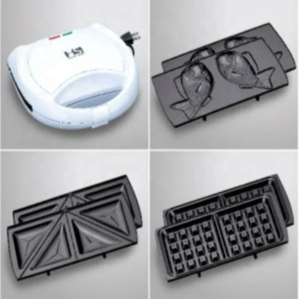 4 in 1 Multifunctional Breakfast Machine Press Grill Sandwich Waffle Maker Frying Pan  Electric Steam Cooker Are Optional