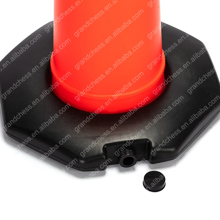 Pu Road Lane Divider Rubber Warning Traffic Flexible Column Plastic Bollard Delineator Post