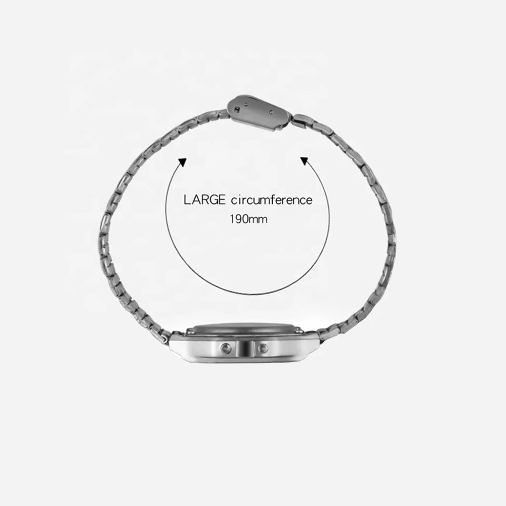 Reloj Montre Wholesale Retro G Shock Watch Cool Boys Electronic Watch Digital Alloy Square Shaped Sports Wrist Men Watch LED