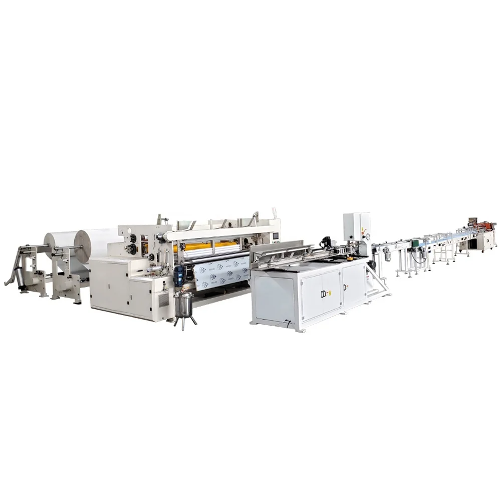 Factory wholesale toilet bathroom paper roll production line price
