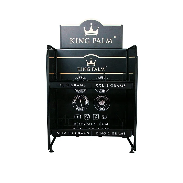 Небольшая металлическая подставка для сигарет, столешница, модульный диспенсер, витрина для жевания табака с подвижными полками