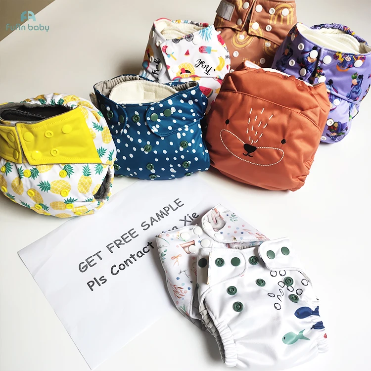 Пеленки aio prefold для детей ясельного возраста Детские бумбуковые подгузники ткань xl вставки бамбуковый уголь многоразовые изготовленные на заказ марки, оптовая продажа для детей