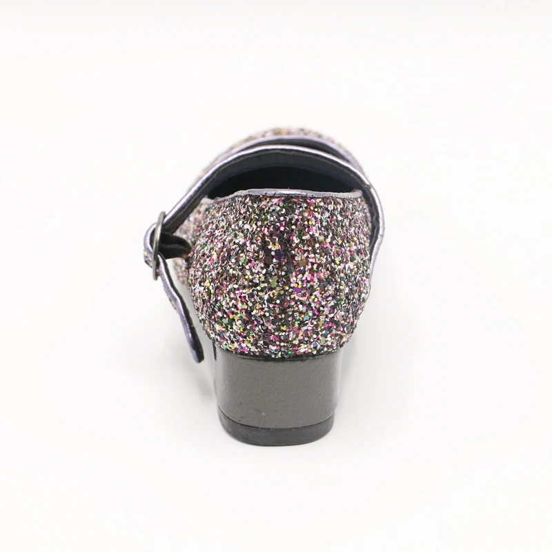 Бесплатный образец пользовательские продаются детская обувь на низком каблуке с широкими полями для латинских танцев наряды для маленьких принцесс; Обувь для вечеринок