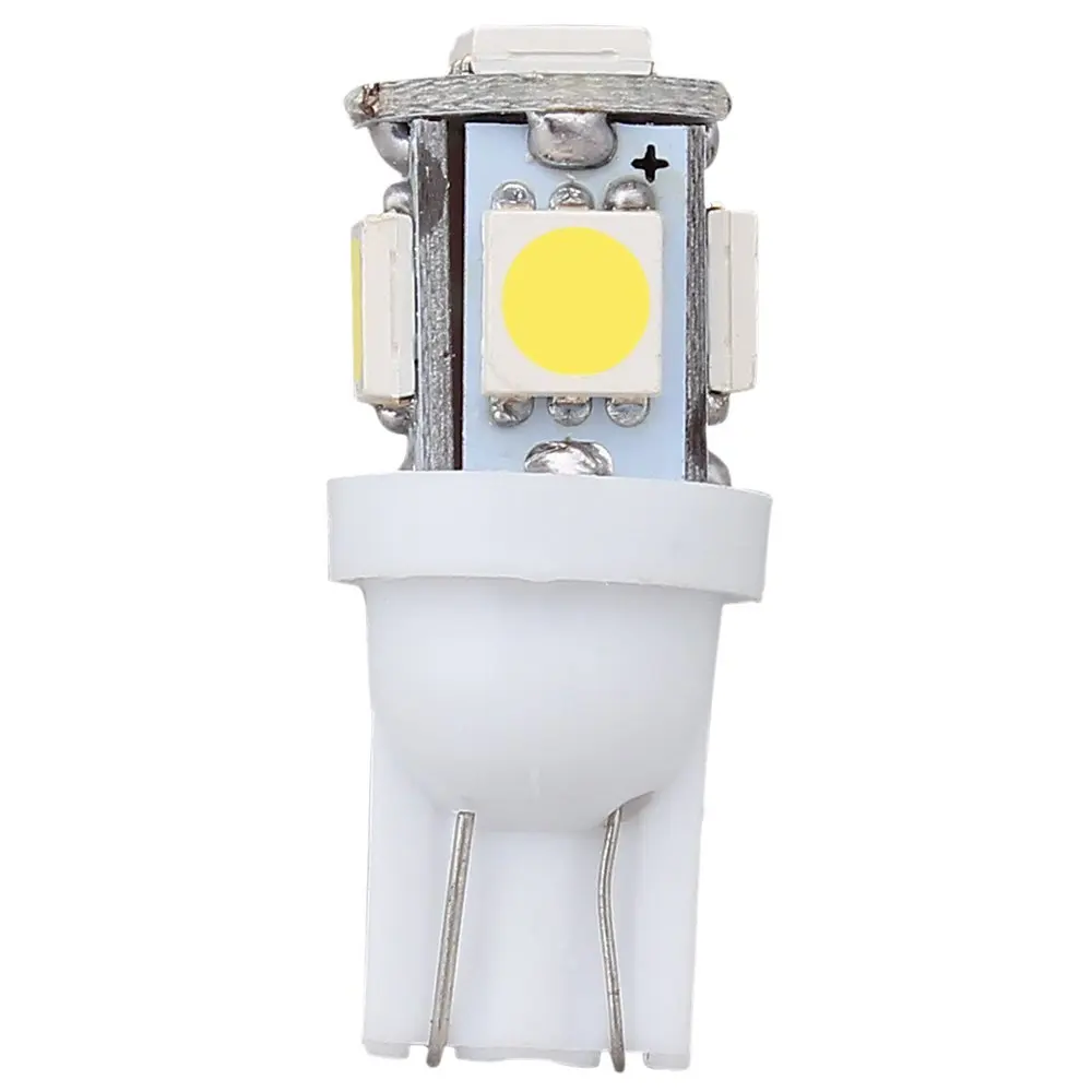5 цветов на выбор T10 Клин * SMD 5050 Белая светодиодная лампа W5W 2825 158 192 168 194 Внутренняя купольная для чтения