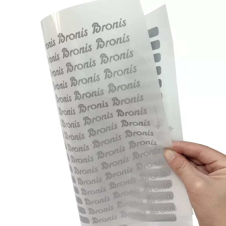 High Reflective Glitter Silver Heat Transfer Film Vinyl with TPU Material OEM Design