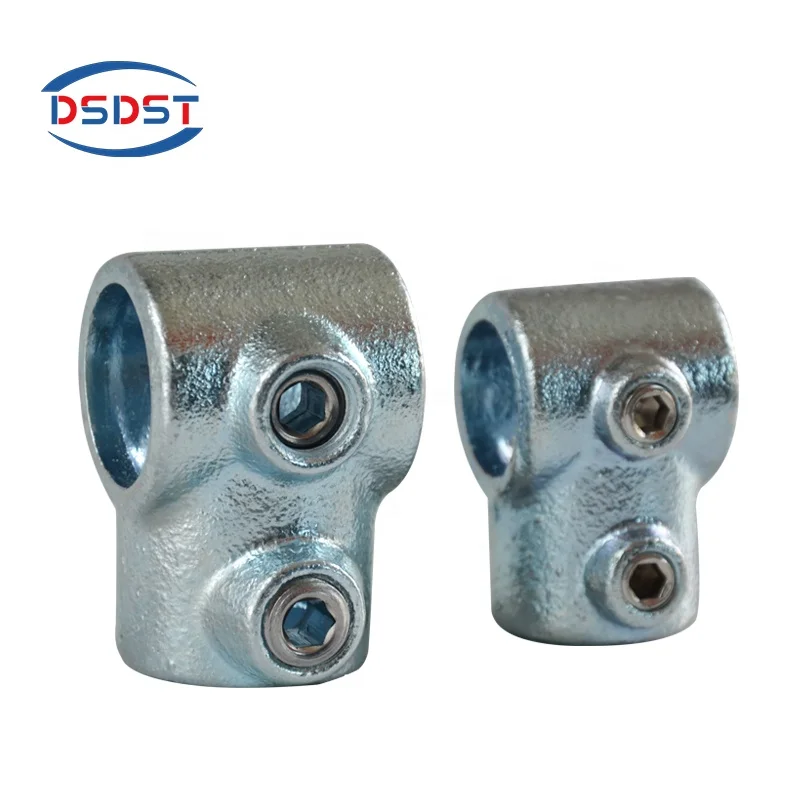 Casting Production Structural Tube Connectors Pipe Fitting Rail Support Key Clamps Fittings