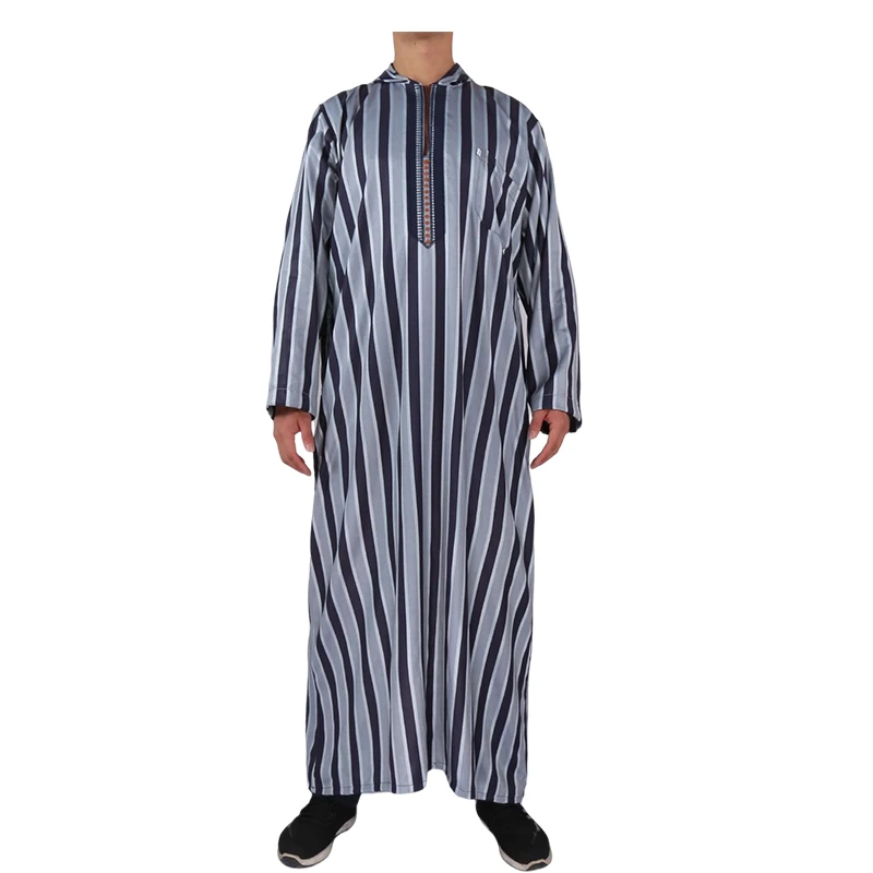 Men Dishdasha Thobe Muslim Islamic Clothes Arab Saudi Jubba Thoub Robe traditional muslim clothing moroccan hooded thobe
