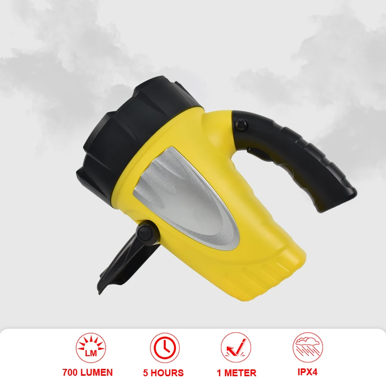 Outdoor Long Distance search light Rechargeable led handheld spotlights For Emergency camping light