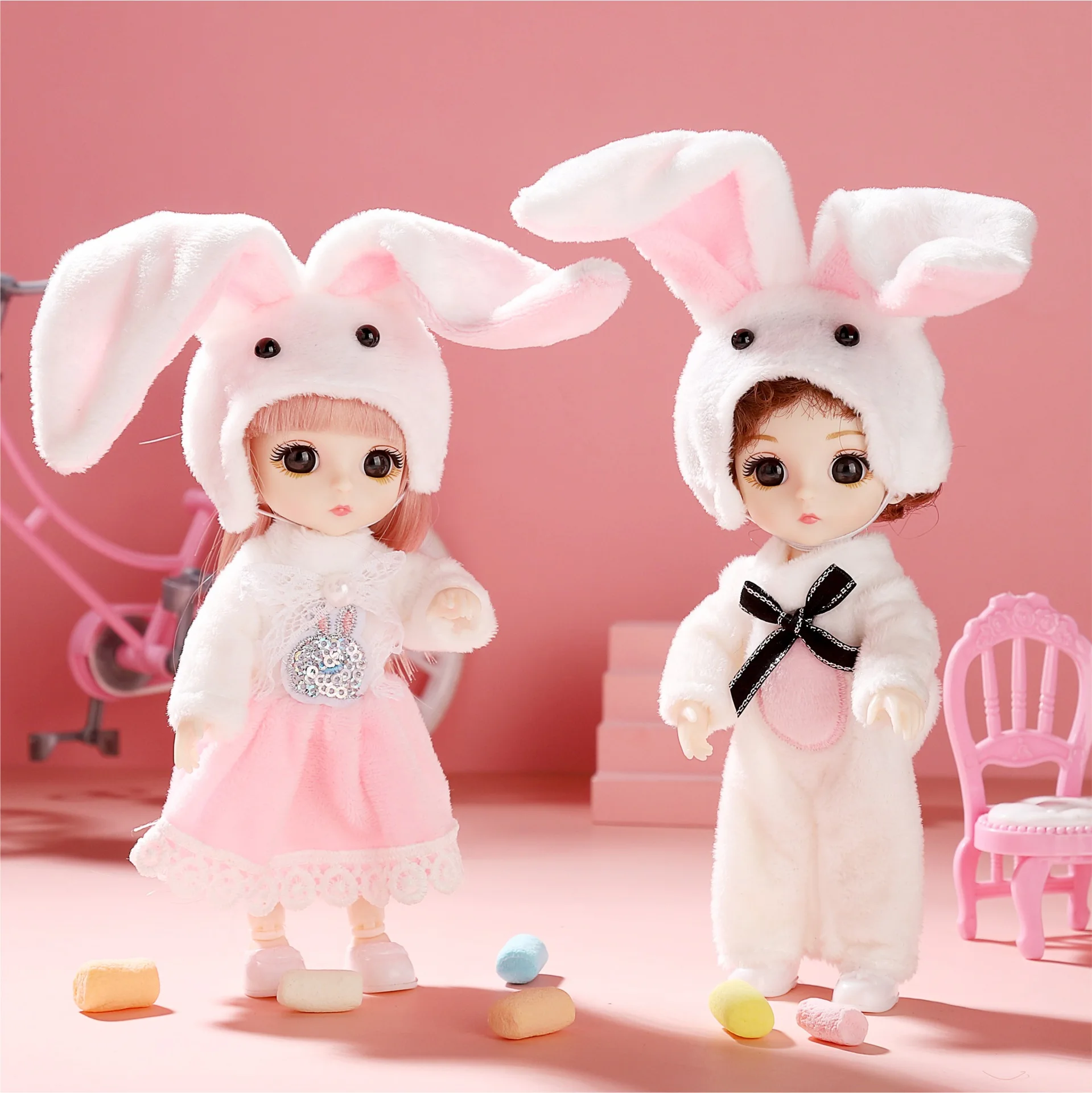 2023 New Girl doll gift set Little girl Princess wedding dress doll children toy gift For girs