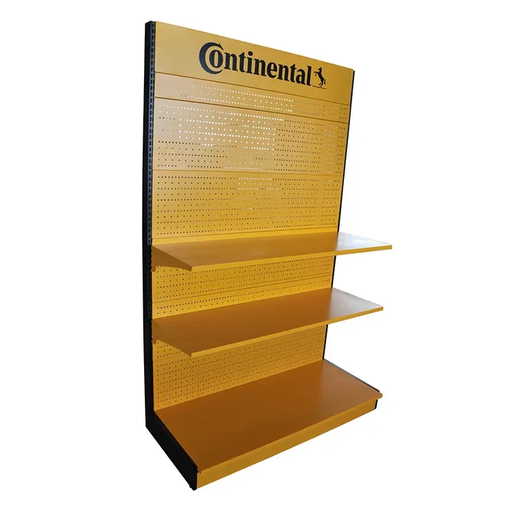 wholesale modern design colorful supermarket shelf tool display gondola wall racks