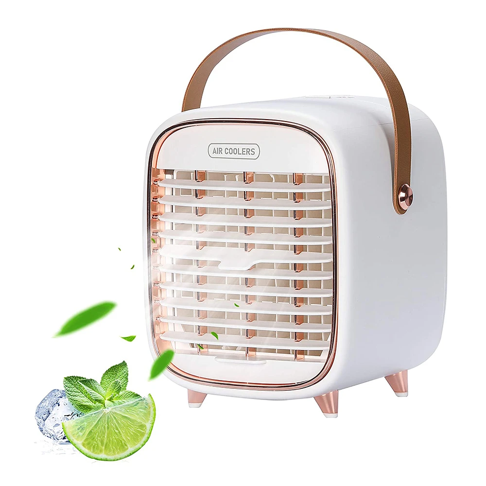 Custom Portable Air Conditioner Fan Personal AC Air Cooler Staying Cool Mobile Mini Air Conditioner for Bedroom