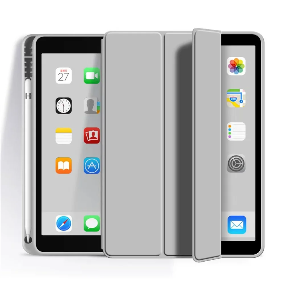 Многофункциональный Чехол-Обложка для iPad 7-го 8-го и 9-го поколения 10 2 дюймов 2019 2020 2021 версии