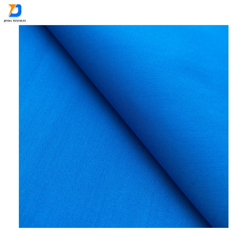 Jinda 100% cotton fabric for shirt wholesaler price factory products poly cotton white fabric
