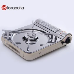 china wholesale stainless steel camping gas stove outdoor portable butane gas stove butane