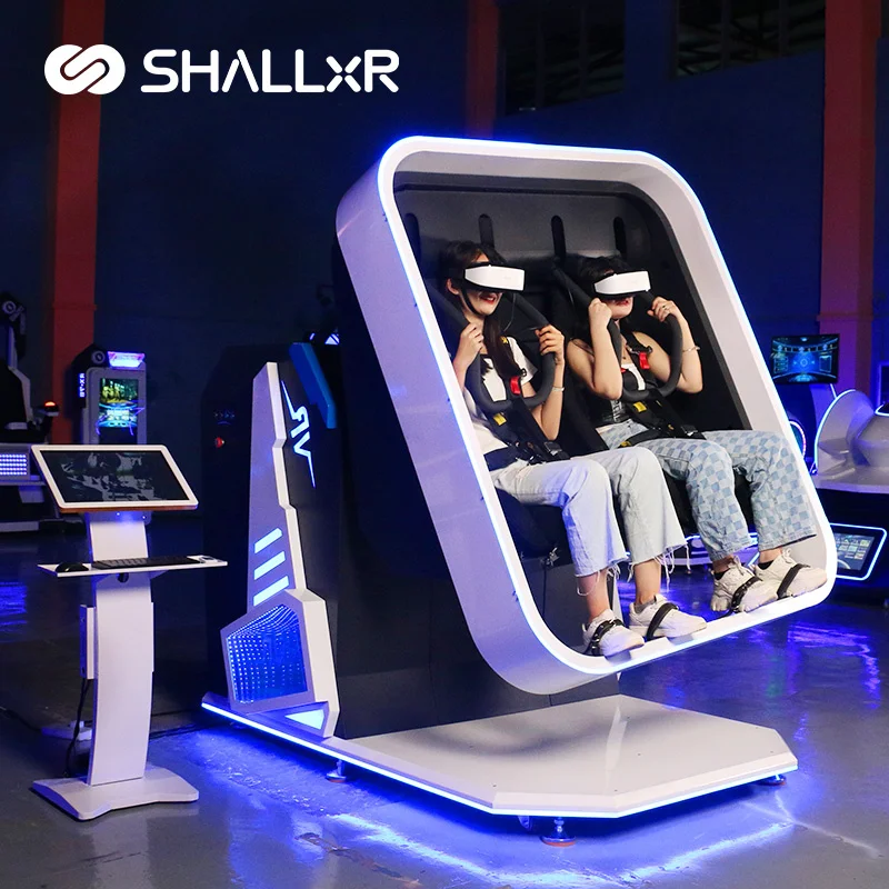 ShallxR VR Gaming Center Coin Operated 360 Flying Machine 9D Simulator Robot VR Rollercoster