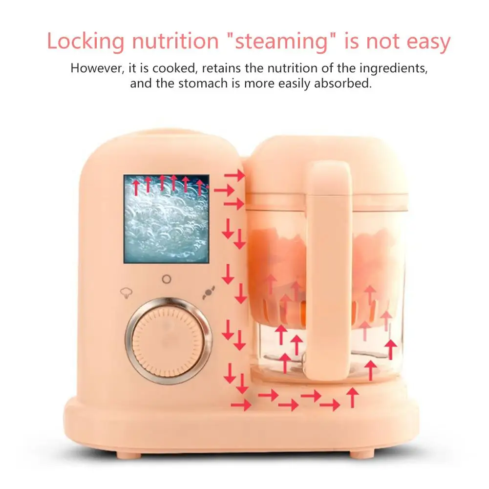 Baby Food Maker Puree Food Processor Steam Cook and Mixer Warmer Machine  All-in-one Auto Cooking Auto Cooking & Grinding