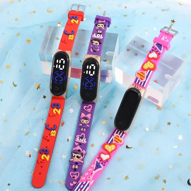 Newly Child 3D Cartoon Animals Watch Led Watches Kids Bracelet Children Kids Touchscreen Reloj Digital Watch