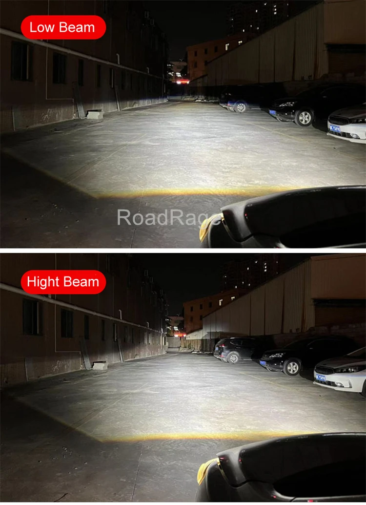 Bi Led Fog Light Projector Lens for Malibu Buick Regal Cadillac SRX Low high Laser beam Bifocal fog lamp Waterproof