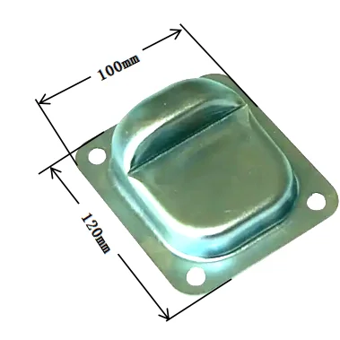 steel plates stopper  for Swing Gates 120x100