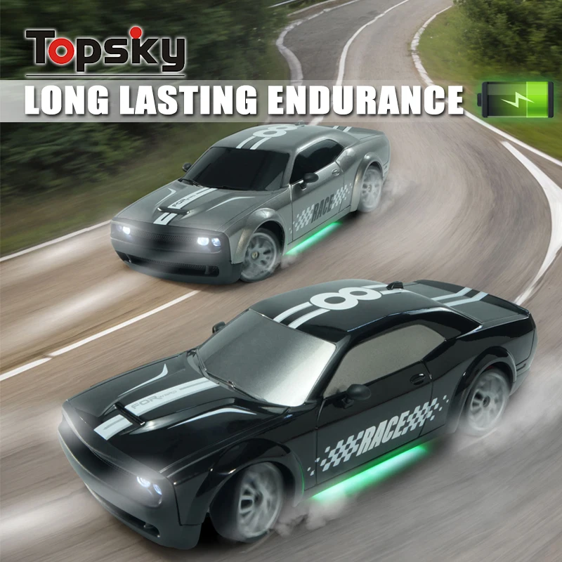 Electronic 1/20 Scale 4WD RC Drift Cars Toys High Speed Remote Control Drift Stunt Four Wheel Car with Lights Toys for Children