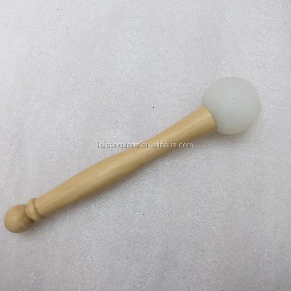 crystal tuning fork for sound healing with rubber sticker