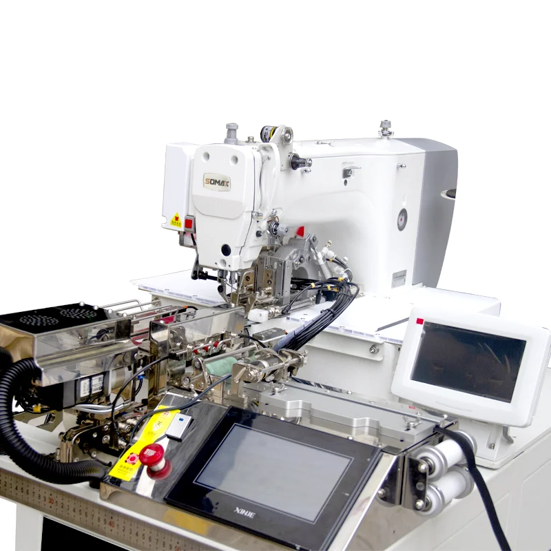 High efficiency SOMAX SM-13P/U elastic joining pattern machine full automatic elastic splicing and overlay sewing machines