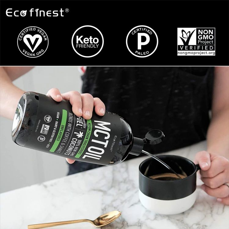  Лидер продаж на Amazon органическое кокосовое масло MCT