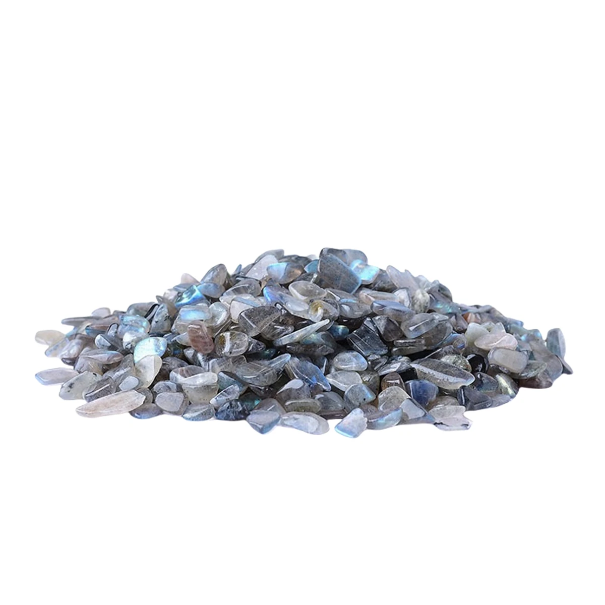 Best Factory 100g Crystal Labradorite Tumbled Gemstone In Plastic Box Labradorite Gravel Stone Chips