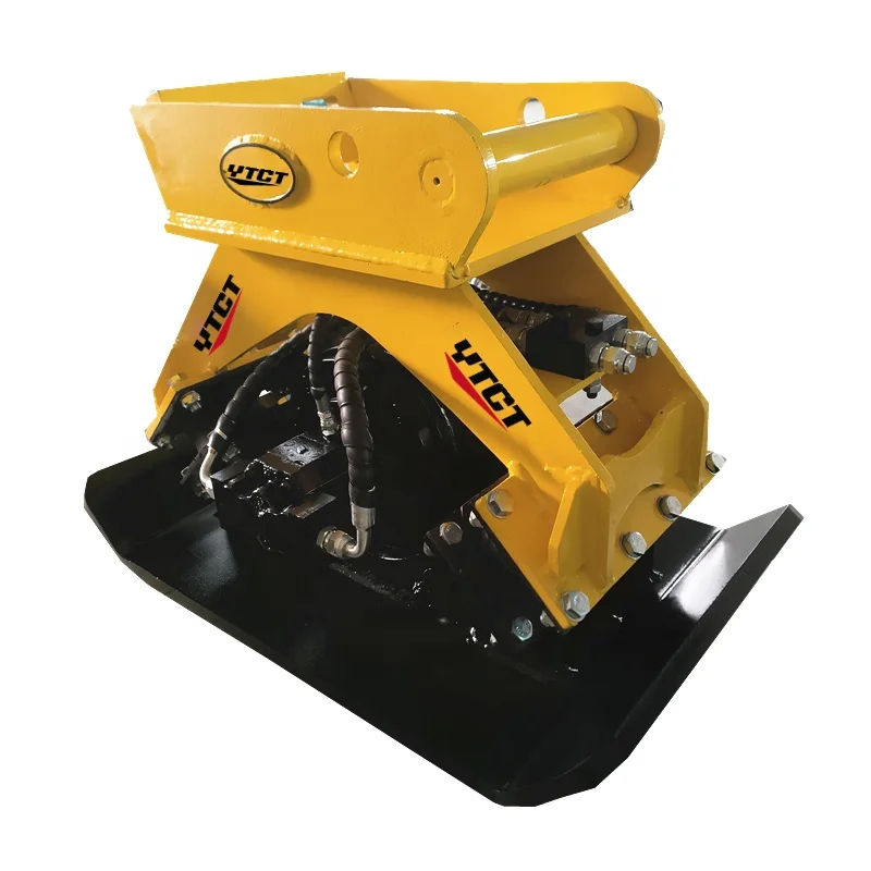 excavator sand construction concrete reversible vibrating vibratory hydraulic plate compactor