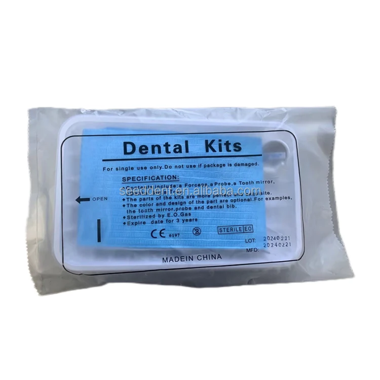 SE-DK5-1 Dental disposable examination instrument box 5*1 / Dental disposable kit 5 in 1 dental instrument