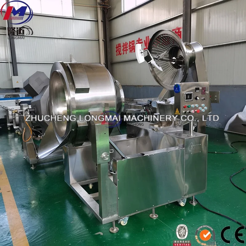 Ce Approved Automatic industrial Gas Popcorn Maker Industrial Sweet Flavor Popcorn Machine