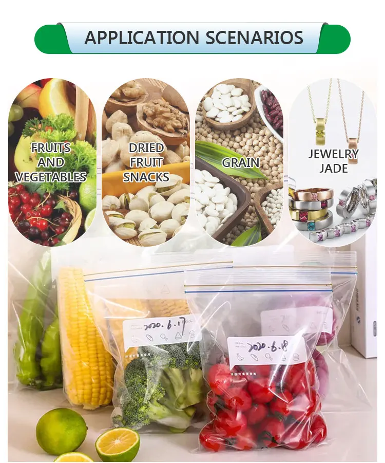 Soft PE plastic film PE fresh bags film roll cling film wrap for household food packaging