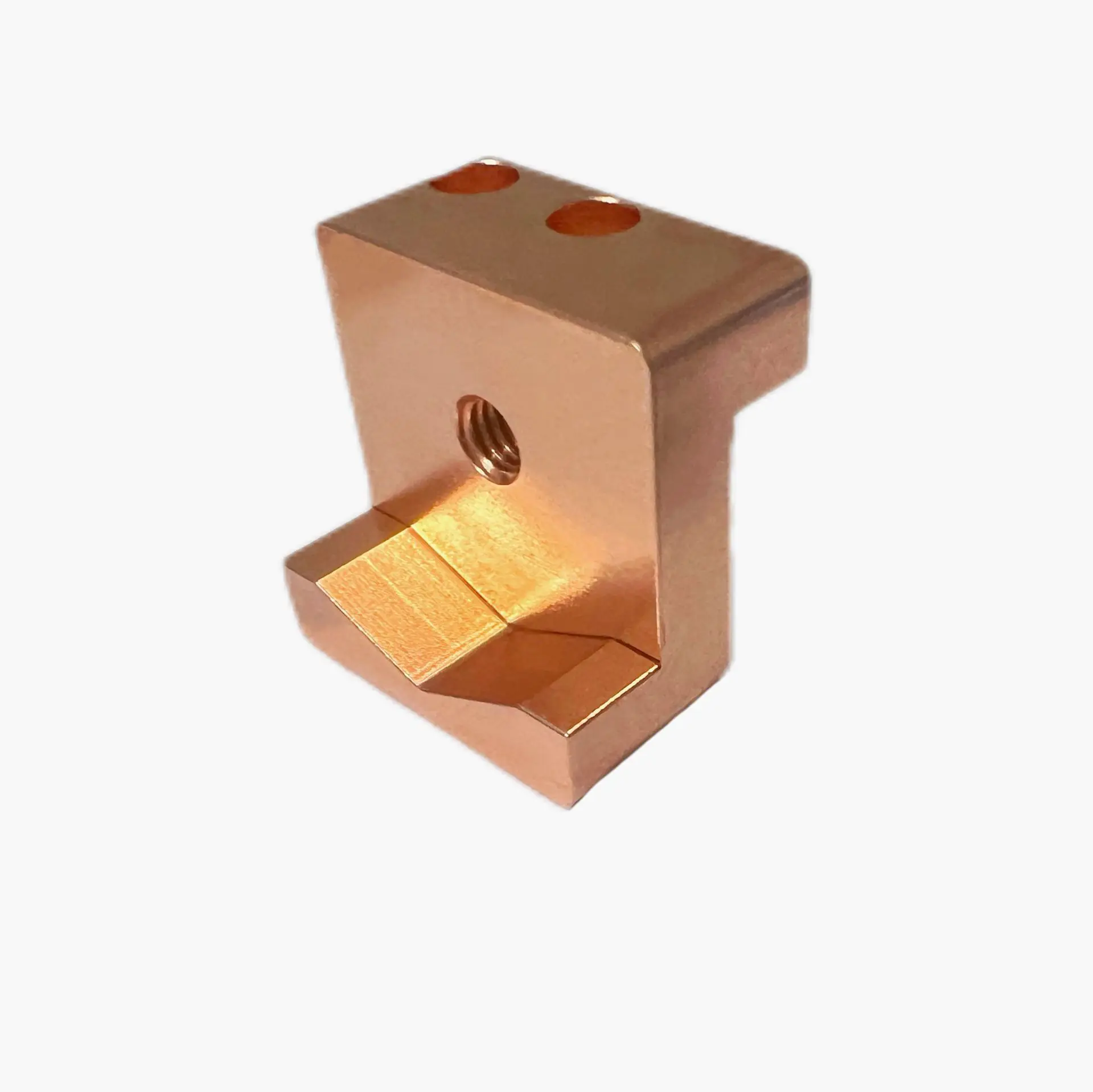 Phosphor Bronze PB1 OFC Copper Cu-W(20/80) Brass Machining CNC Custom Turned Sleeve Milled Part