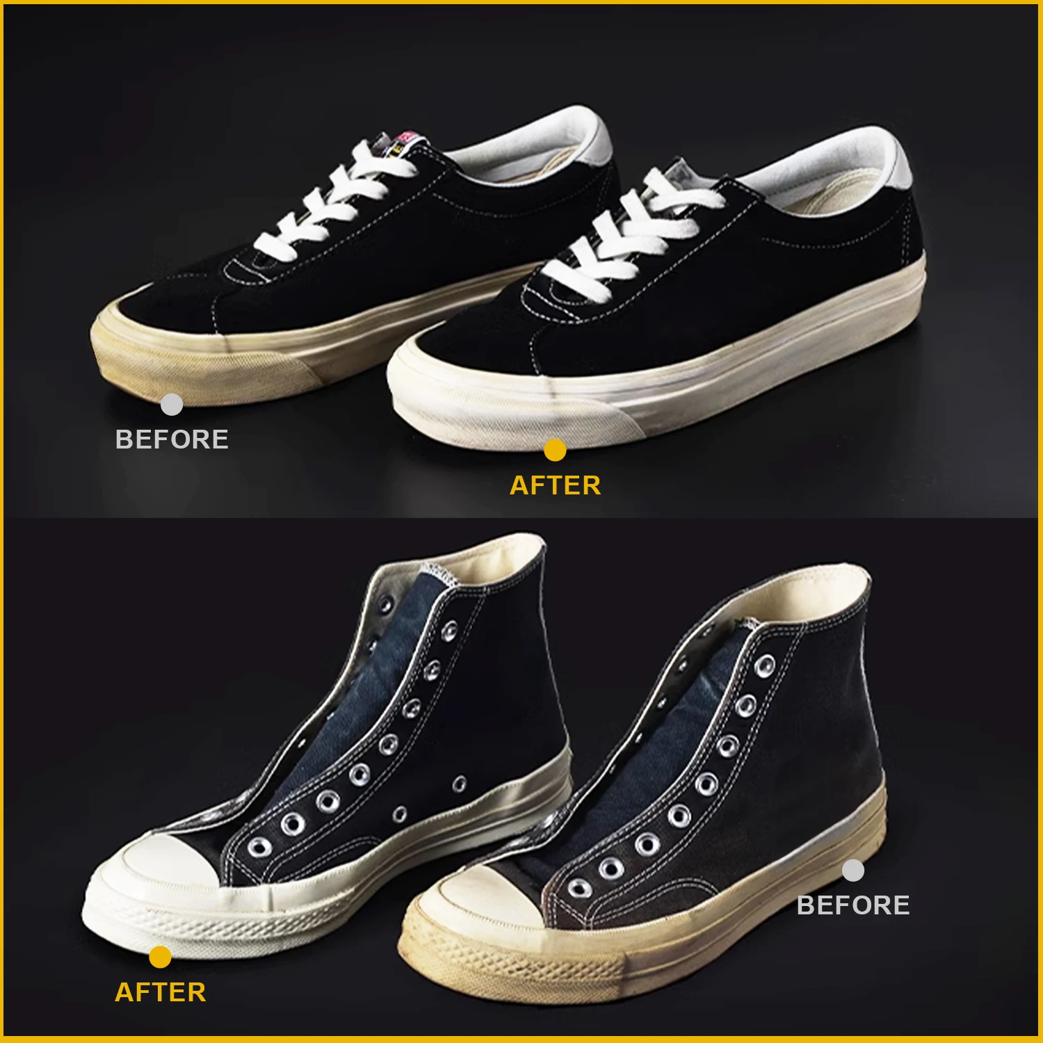 AKSGRP  White shoes to yellow cream to oxidation wash whitening cleaner shoe yellow remover gel