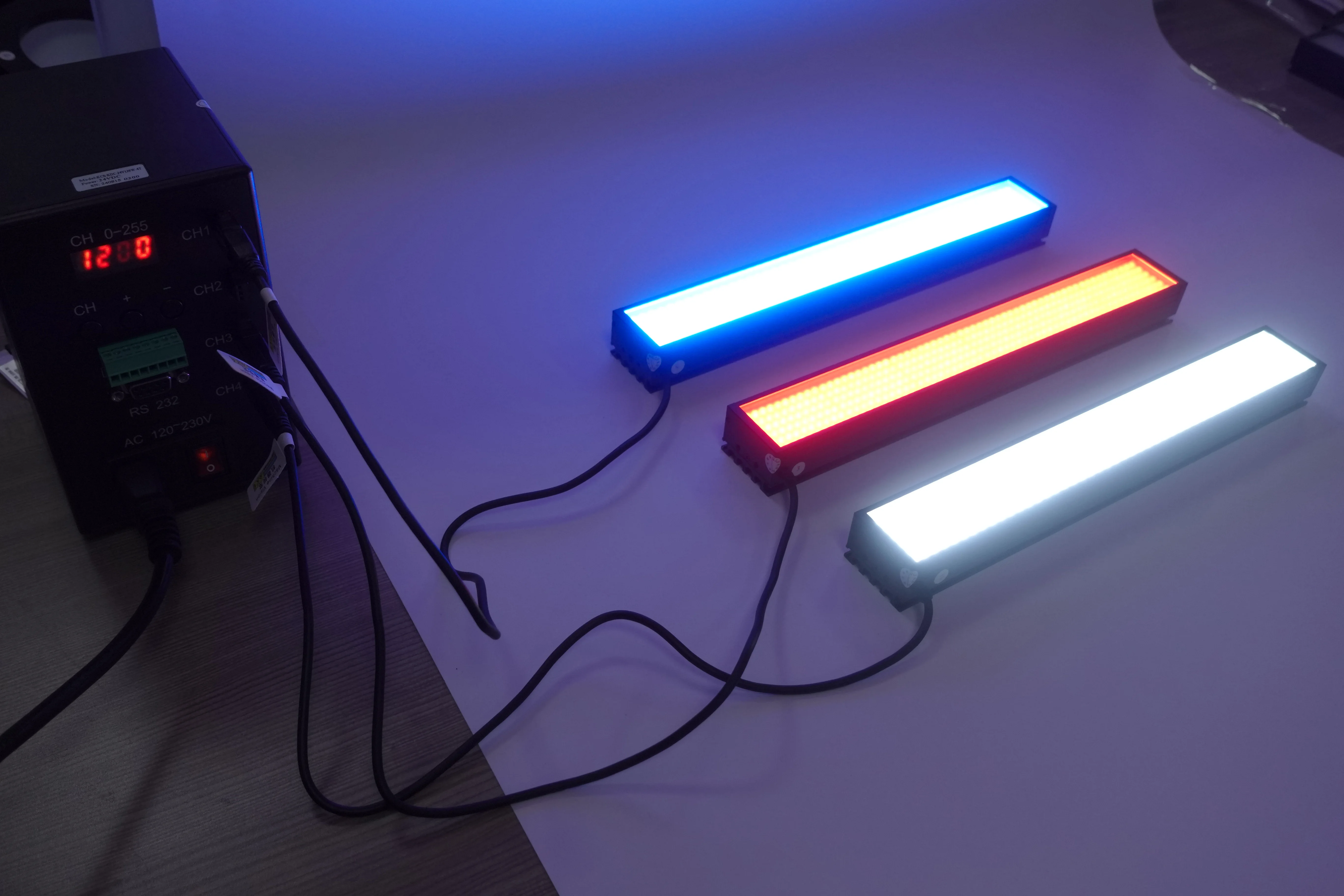 Industrial Machine Vision LED Working Light 315*32mm Bar Light Direct Illumination for Intelligent Character Recognition