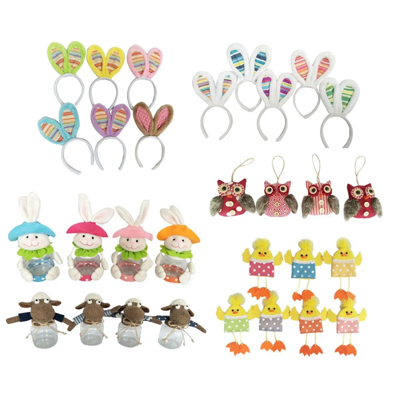 easter egg candy bunny basket rabbit treat bag easter decoration