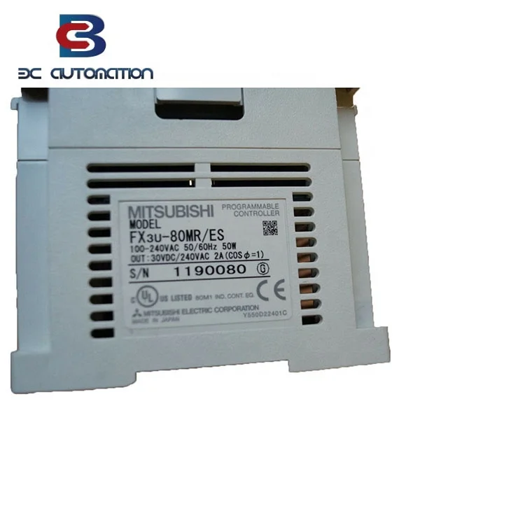 FX3U-80MR-ES-A новые продукты 2019 mitsubishi fx plc и hmi автоматическая система