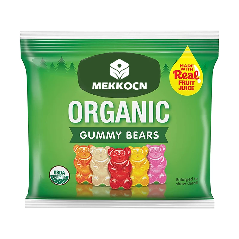 Custom OEM ODM Organic Gummy Bears Candy Natural Flavor Chewable Gummies Candy For Immune Support