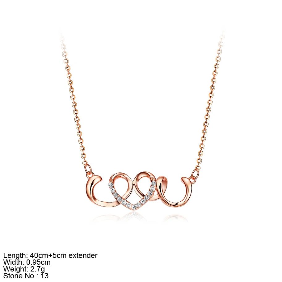 925 Sterling Silver Trendy Necklaces Gold Plated Necklace Fashion Jewelry Necklaces 925 Silver Jewelry