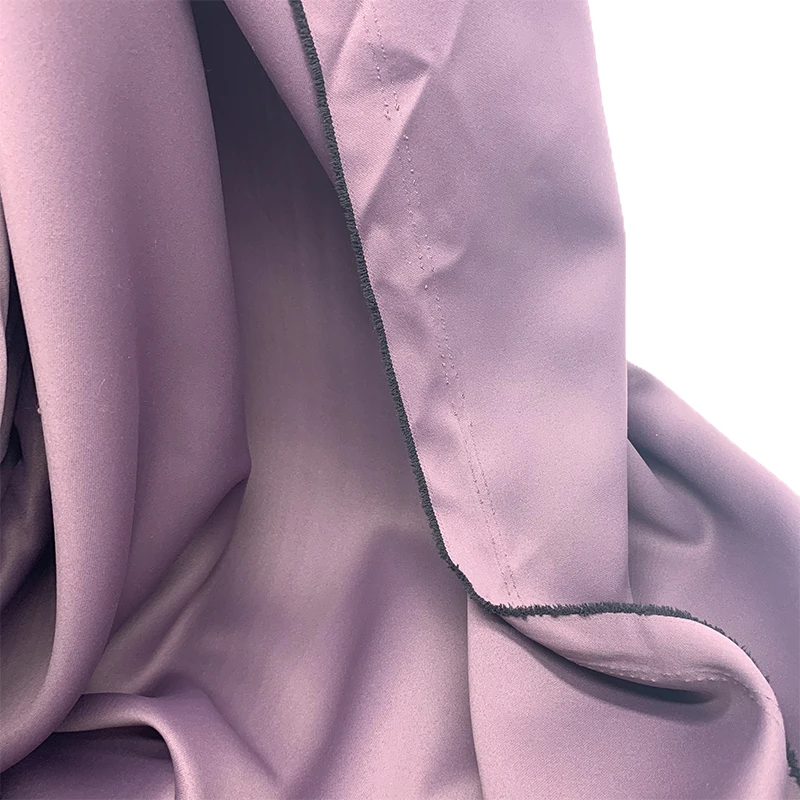 Customized Blackout cloth  polyester curtain fabric plain dyed blackout sun shade window curtain fabric