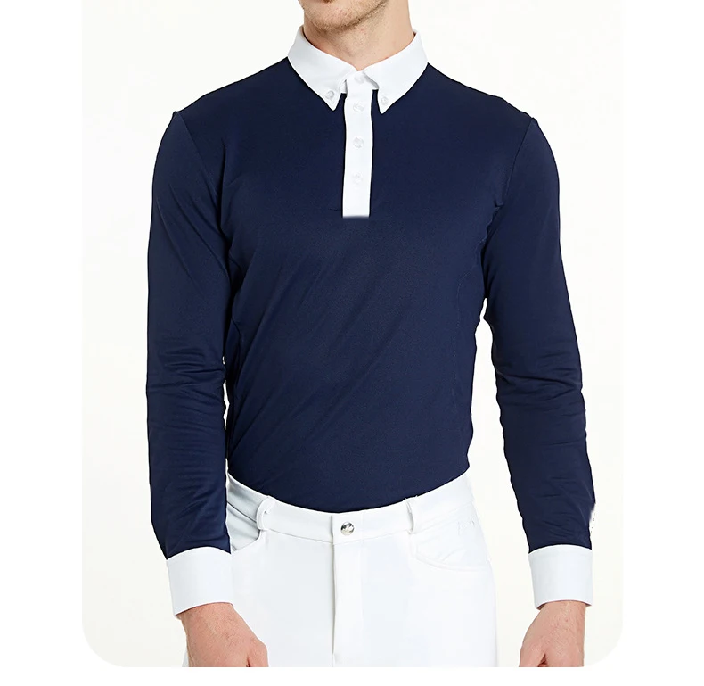 Summer new products men equestrian sports long sleeve T-shirt Knight clothing man horse riding shirts