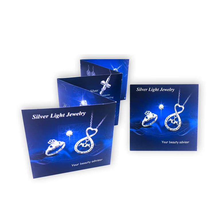 Promotion cheap price color business and greeting card printing flyers folded leaflet brochure