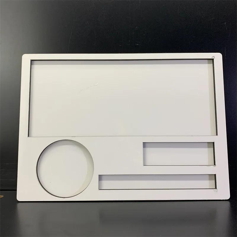 Decorative Home Personalized Logo Service Plate Sublimation Blank MDF Food Tray Printable Table Placemats Dinner Plate Set